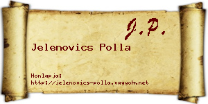 Jelenovics Polla névjegykártya